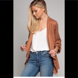 *Lost April* brick brown blouse jacket_SZ:S_new